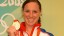Heather Fell with silver medal 2008