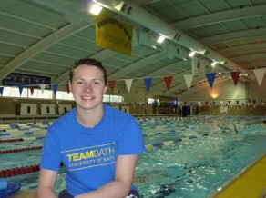 Liz Johnson at University of Bath pool