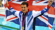 Silver media for Michael Jamieson, London Olympic Games - Day 5. Photo: Tony Marshall/PA Wire