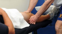 Sports massage at the Sports Training Village