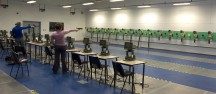 Fencing and Pistol salle training at the Sports Training Village