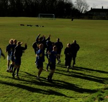 Football training at the Sports Training Village