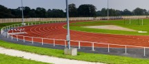 Outdoor athletics track Outdoor athletics track