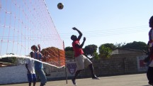 Volleyball match - Zambia