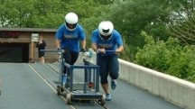 Push Start Track - bobsleighers training