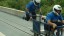 Bobsleigh practising at the Push Start Track