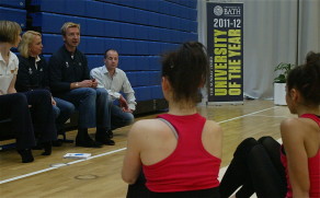 Christopher Dean and Jayne Torvill give a masterclass