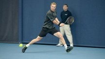 Dmitry Tursunov in action (photo: Simon Isaacs) Dmitry Tursunov in action