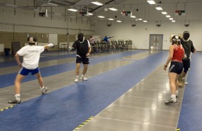 Fencing facilities at the Sports Training Village