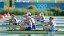 Helen Glover & Heather Stanning at 2012 London Olympic Regatta. Photo: Spurrier/Intersport Images