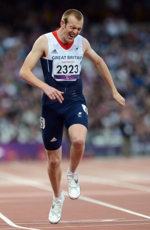 Paralympics London 2012 Ben Rushgrove in the T36 200m final. Photo: Neil Munns/ParalympicsGB