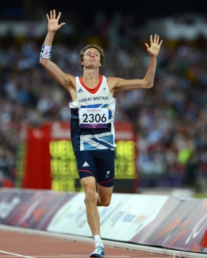 Paralympics London 2012 - Paul Blake in the 800m. Photo: Neil Munns/ParalympicsGB