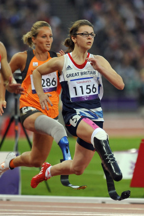 Paralympics London 2012 - Sophie Kamlish in the 100m heats.  (Photo:Neil Munns/ParalympicsGB)