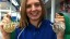 Katie Franks with medals
