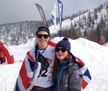 Lloyd Wallace and sister Elodie are flying the flag for Great Britain at the Europa Cup Aerials