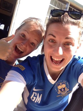 GubasMcCatty0615 Steph Gubas and Grace McCatty tweeted this picture of them in Zambia on the 2015 IDEALS project