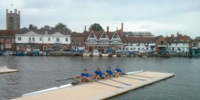 The Bath University BC B quad at the 2015 Henley Royal Regatta