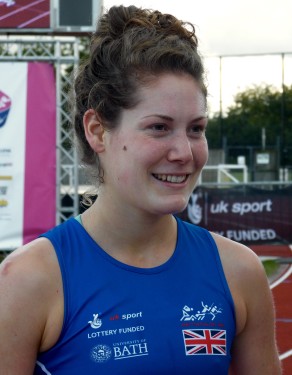 Kate French is all smiles after gaining a Rio 2016 qualification place at the Modern Pentathlon European Championships