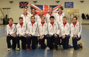 The Pentathlon GB team selected for this month's European Championships at the University of Bath