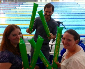 Ben Hutchinson, Gill Overend and Laura Wisby