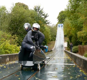 The University of Bath push-track has been upgraded during 2015, with an extended run-off helping to improve safety