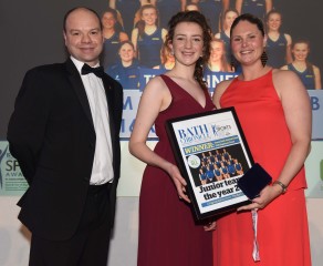 Team Bath Netball U16 won Junior Team of the Year at the 2015 Bath Chronicle Sports Awards