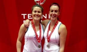 Emma Hurst and Natasha Starling reached the women's doubles final at the BUCS Tennis Championships in March 2016