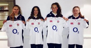 (From left) Lottie Holland, Sydney Gregson, Chantelle Miell and Jessie Hood played for England Women U20 against France, March 2016