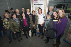 Heather Stanning with representatives of Minerva Bath Rowing Club