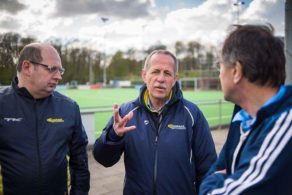 Team Bath Buccaneers Chair Nick Kendall during the twinning visit to Hurley in Amsterdam