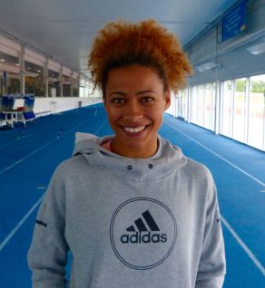 Jazmin Sawyers at the Sports Training Village