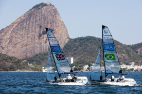 Alexandra Rickham and Niki Birrell won bronze in the SKUD 18 sailing at the Rio 2016 Paralympic Games. PICTURE: onEdition