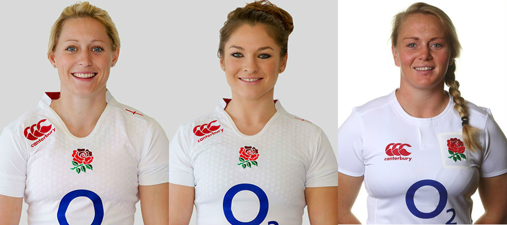 Natasha Hunt, Amy Wilson Hardy and Izzy Noel-Smith have been named in the England Women rugby squad for the 2016 Autumn internationals