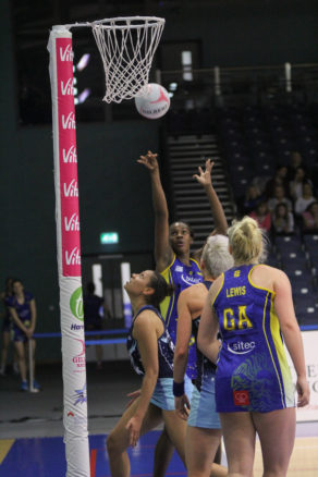 Severn Stars 39 Team Bath Netball 48, March 2017. MUST CREDIT: Razorlight Imagery.