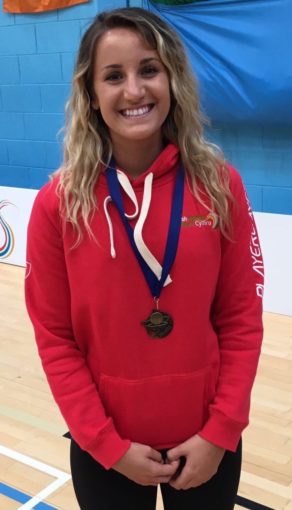 Team Bath Netball's Sarah Llewelyn was named as Player of the Tournament at the 2017 Netball Europe U21 event