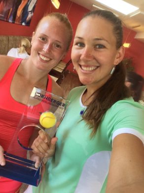 Anna Smith and Nicole Melichar won their first WTA women's doubles tour title together in Nurenberg in May 2017