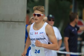 Bradley Sutton in action at the 2017 European Junior Modern Pentathlon Championships