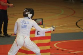 Sarah Collin in action at the 2017 European Junior Modern Pentathlon Championships