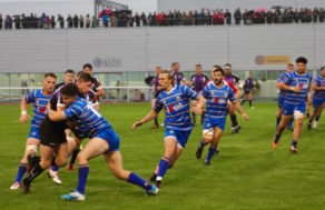 The University of Bath were cheered on a big crowd when they hosted Leeds Beckett University in the BUCS Super Rugby, September 2017