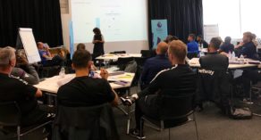 Premier League ECAS coaches at the University of Bath, September 2017