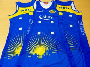 The Team Bath Netball Fast5 dresses as designed by Viper 10