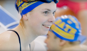 Anna Hopkin student swimming 2018