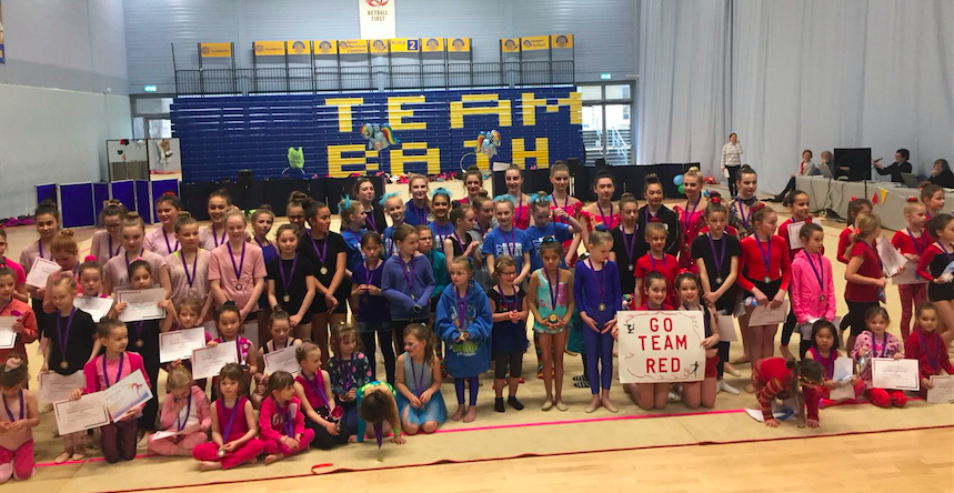 City of Bath Rhythmic Gymnastics Club enjoyed their annual Rainbow Competition