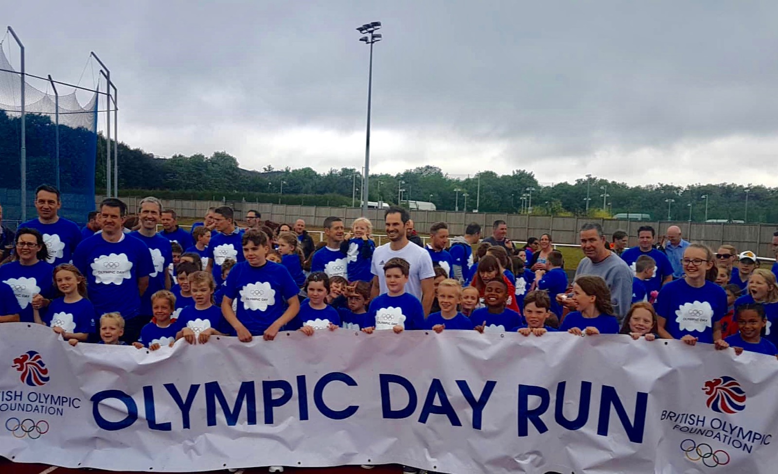 Dom Parsons is joined by runners of all ages ahead of the 2018 Olympic Day Run