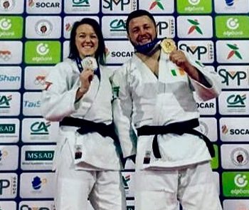 Megan and Ben Fletcher won silver and gold respectively at the Marrakech Judo Grand Prix in March 2019