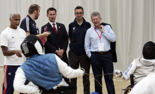 Paralympic Camp - Jeremy Hunt Visit