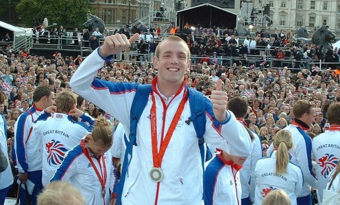 Ben Rushgrove with medal