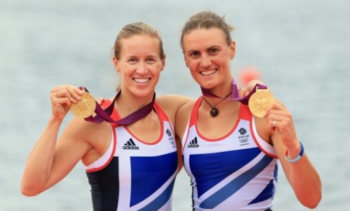 Helen Glover & Heather Stanning. Photo: Press Association