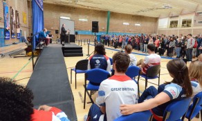 View of audience at the Olympic & Paralympic athlete celebration