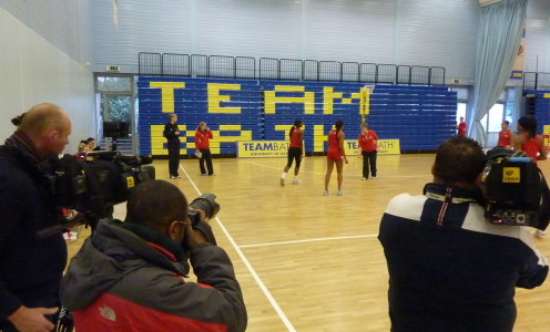 England netballers prepare to take on world champs in Bath